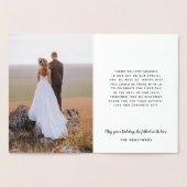 新婚者の休日の平和愛喜びはレタリングに接吻します 箔カード (内部)