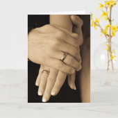 新婚者手、お祝い カード (黄色い花)