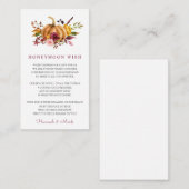 新婚記念の願い基金同封カード エンクロージャーカード (正面/裏面)