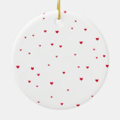 新婚記念写真 ウェディングギフト セラミックオーナメント (裏面)