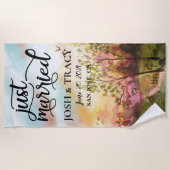 新婚記念品, 花嫁へのプレゼント, 婚約記念品 ビーチタオル (正面)