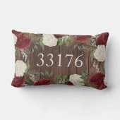 新婚農家ローズ郵便番号屋外 アウトドアクッション (裏面)