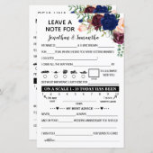 新婚離れバイリンガルヒマワリのメモ (正面/裏面)