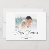 新婚５人フォト メリーアンドマリッジ ユアグリーティング シーズンカード (裏面)