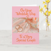 *新婚**の** カード (黄色い花)