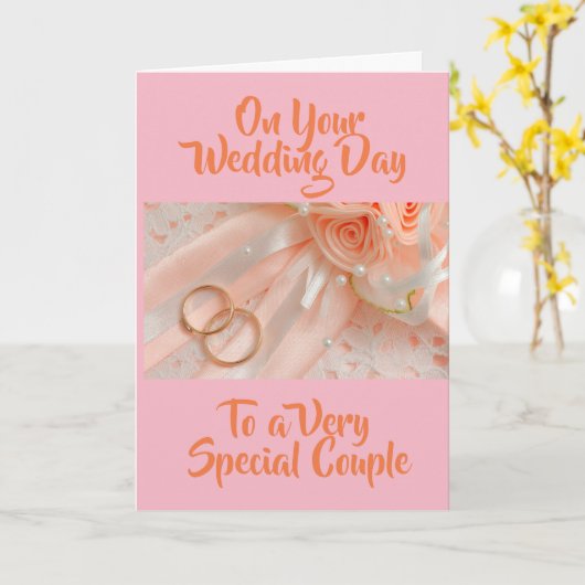 *新婚**の** カード (黄色い花)