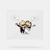 新婚 アクリルサイン (正面)