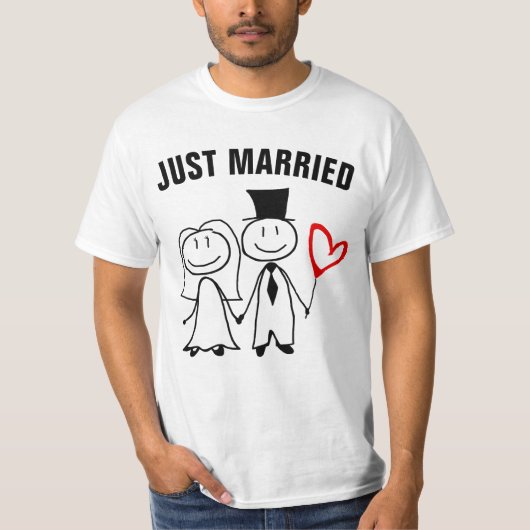 新婚 ウェディング Tシャツ (正面)