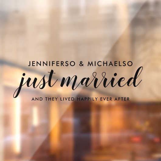 新婚 カー デコレーション ウィンドウサイン (シート2)