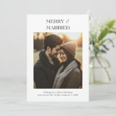 新婚&メリークリスマス結婚したの写真 シーズンカード (スタンド正面)