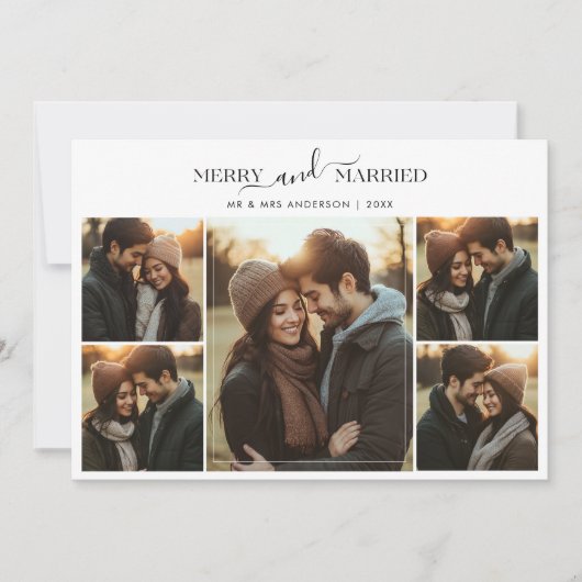 新婚&メリークリス結婚したマス5写真 シーズンカード (正面)