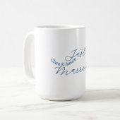 新婚+夫婦名+日付+年+結婚式 コーヒーマグカップ (正面左)