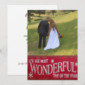 新婚 最も素敵な時期 テンプレート クリスマス (正面/裏面)