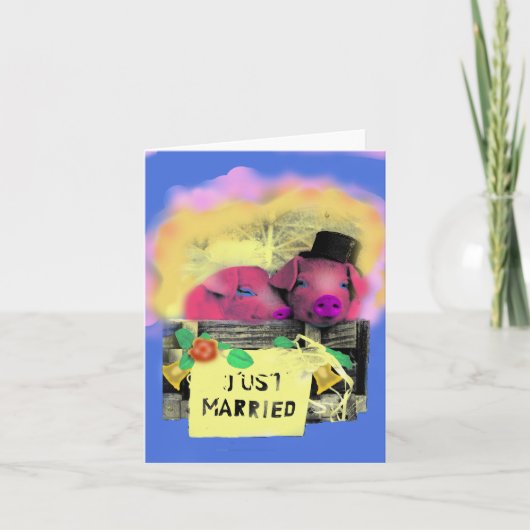 新婚 案内状 (正面)