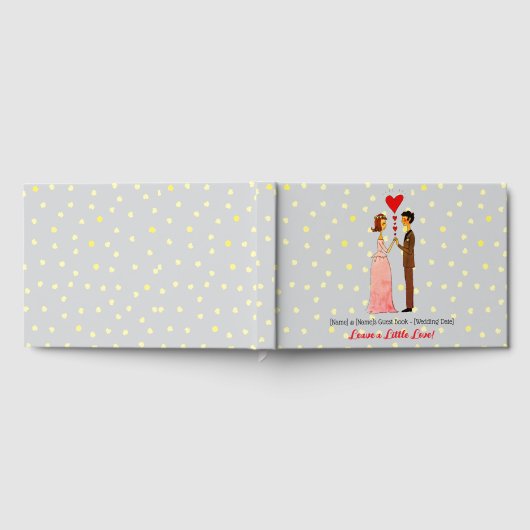 新婦お洒落イラストレーション ゲストブック (全面)