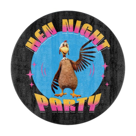 新婦お色直しパーティー　面白い独身最後の夜 カッティングボード (正面)