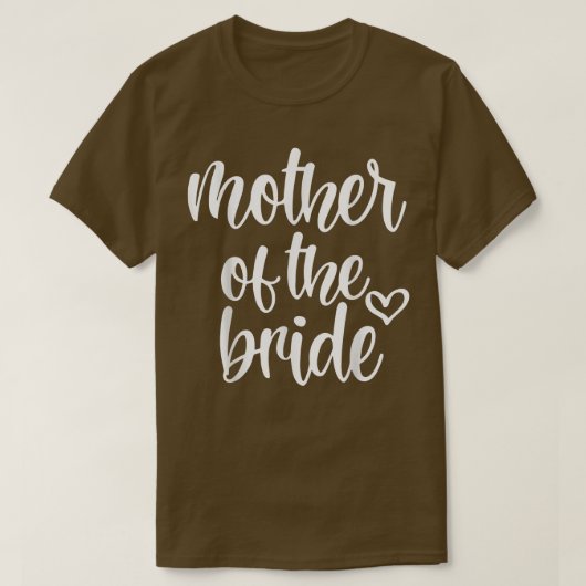 新婦から母への結婚前パーティー Tシャツ (デザイン正面)