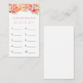 新婦がゲームカードになる年齢 エンクロージャーカード (正面/裏面)