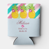 新婦がパイナップルに 缶クーラー (正面)