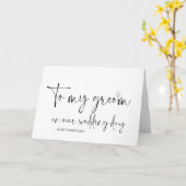 新婦が我々の家に嫁ぐのを見た時から新婦に結婚は カード (黄色い花)