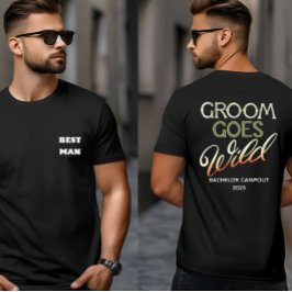 新婦が最後の狂乱！ハネムーン前の男祭り Tシャツ