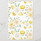 新婦が言う レモン＆ローズ ブライダルシャワー ゲーム カード (裏面)