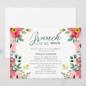 新婦とのブランチ招待状 招待状 (正面/裏面)