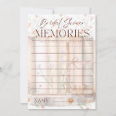 新婦との思い出のブライダルシャワーゲーム (正面)