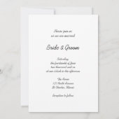 新婦とトラクターカントリーウェディング招待状 招待状 (裏面)