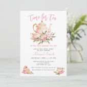 新婦と一緒にブライダルシャワー 招待状 (スタンド正面)