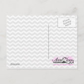 新婦と新婦 - レズビアン結婚式招待状 インビテーションポストカード (裏面)