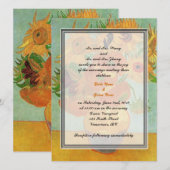 新婦と新郎の両親の結婚式招待状 招待状 (正面/裏面)