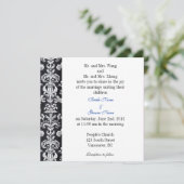 新婦と新郎の両親、結婚式の招待状 招待状 (スタンド正面)