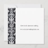 新婦と新郎の両親、結婚式の招待状 招待状 (裏面)