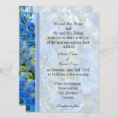 新婦と新郎の親、結婚式の招待状 招待状 (正面/裏面)