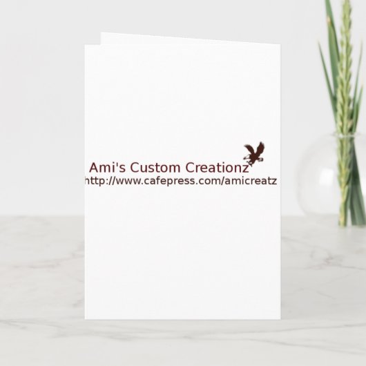 新婦と新郎 招待状 (裏面)