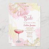 新婦に乾杯 招待状 (正面/裏面)
