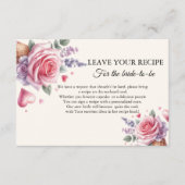 新婦のためのアイスクリームのリクエスト アドバイスカード (正面)