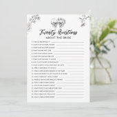 新婦のゲームカードに関するゴシック20問 招待状 (スタンド正面)