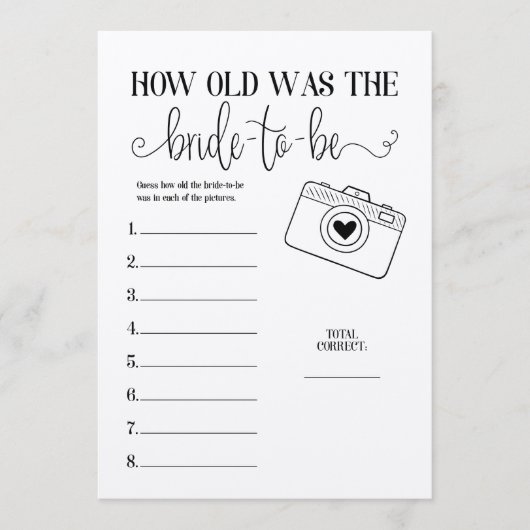 新婦のシャワーゲームは何歳だった プログラム (正面)