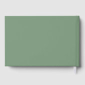 新婦のスクラップブックパーソナライズされたへの手紙、次のd ゲストブック (裏面)