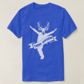 新婦のチーム 結婚前の独身パーティーの贈り物 新婦へのウェディングギフト Tシャツ (デザイン正面)