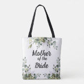新婦のトートバッグの結婚ユーカリの母 トートバッグ (裏面)