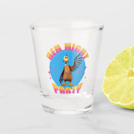 新婦のパーティー 面白い 友達と一緒の結婚前のお祝いパーティー ショットグラス