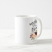 新婦のフローラマルサラ・ブルグンディ コーヒーマグカップ (正面右)