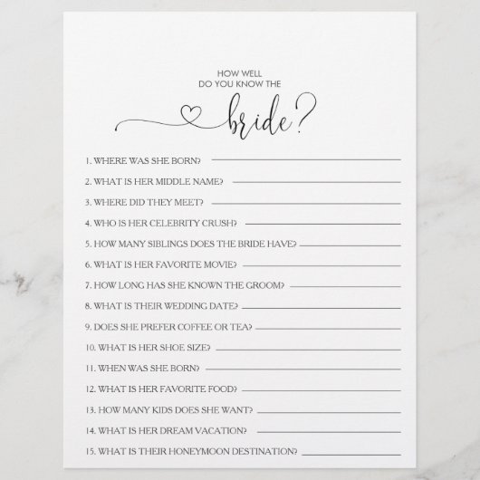 新婦のブライダルシャワー (正面)