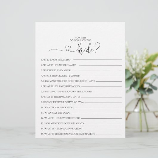 新婦のブライダルシャワー (スタンド正面)