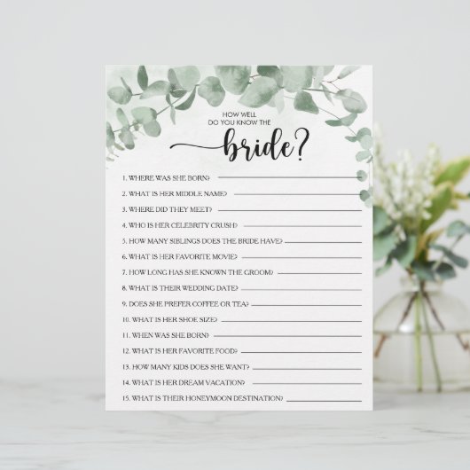 新婦のブライダルシャワー (スタンド正面)