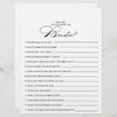 新婦のブライダルシャワー (正面/裏面)