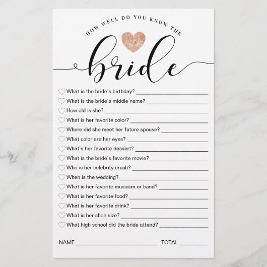 新婦のブライダルシャワー (正面)